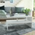 vidaXL Coffee Table Engineered Wood 90x59x42 cm White