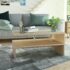 vidaXL Coffee Table Engineered Wood 90x59x42 cm Oak - Image 4
