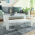 vidaXL Coffee Table Engineered Wood 100x59x42 cm White