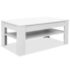 vidaXL Coffee Table Engineered Wood 110x65x48 cm White - Image 2