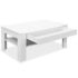 vidaXL Coffee Table Engineered Wood 110x65x48 cm White - Image 4