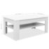 vidaXL Coffee Table Engineered Wood 110x65x48 cm White - Image 7
