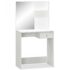 vidaXL Dressing Table Engineered Wood 75x40x141 cm White - Image 2