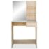 vidaXL Dressing Table Engineered Wood 75x40x141 cm Oak - Image 4