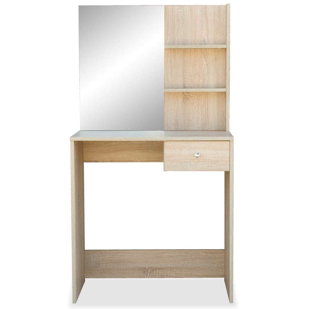 8718475583677_g_en_hd_1 vidaXL Dressing Table Engineered Wood 75x40x141 cm Oak - Image 4