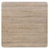 vidaXL Bistro Table MDF and Steel Square 80x80x75 cm Oak Colour - Image 4