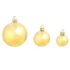 vidaXL 100 Piece Christmas Ball Set 3/4/6 cm Gold - Image 4