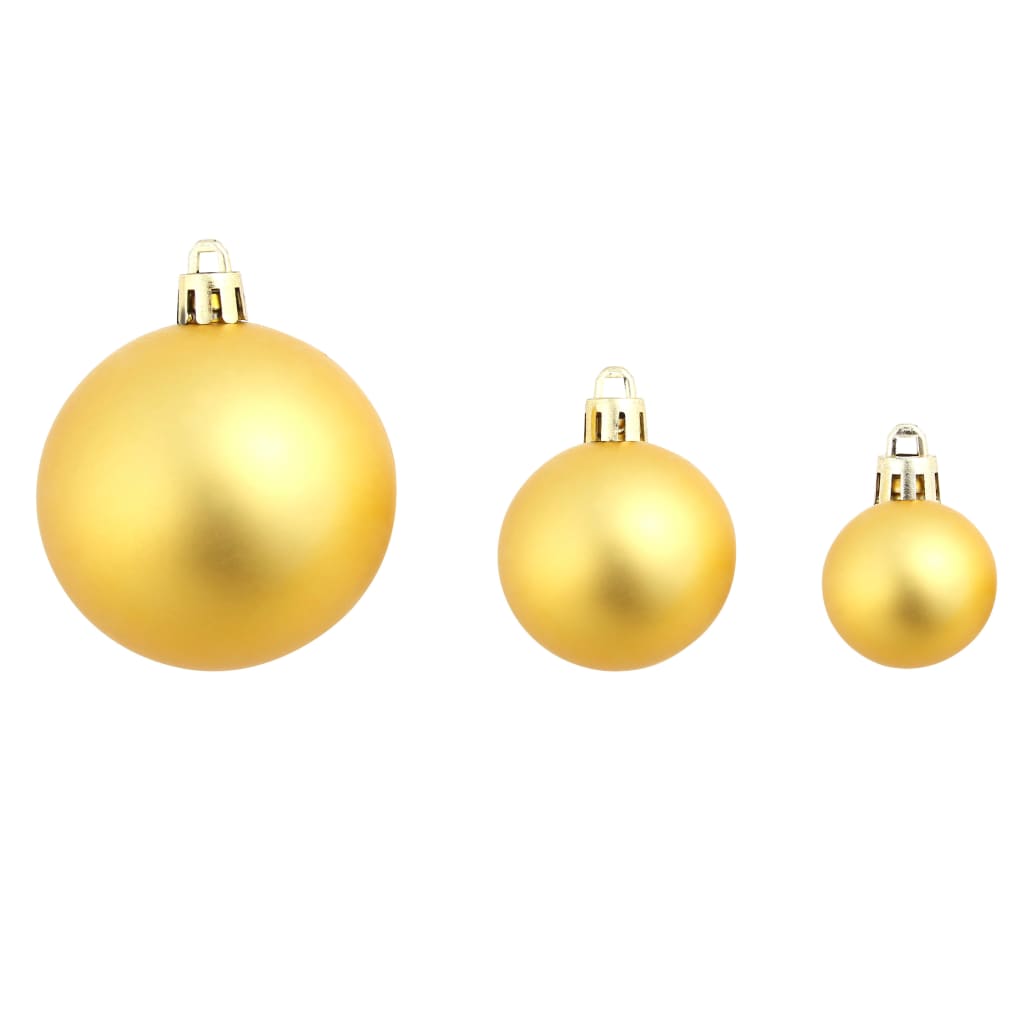8718475586067_g_en_hd_7 vidaXL 100 Piece Christmas Ball Set 3/4/6 cm Gold - Image 8