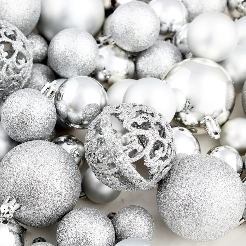 8718475586104_g_en_hd_10 vidaXL 100 Piece Christmas Ball Set 3/4/6 cm Silver - Image 11