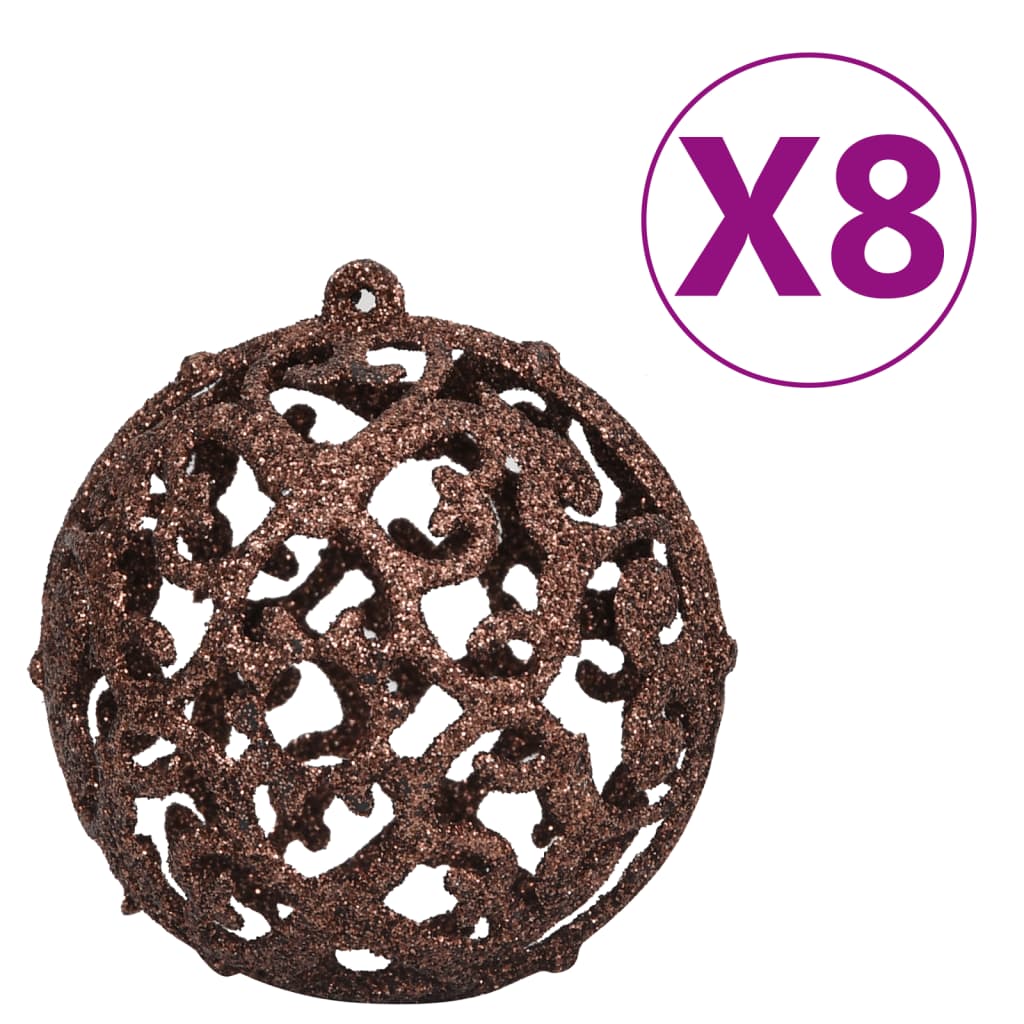8718475586128_g_en_hd_4 vidaXL 100 Piece Christmas Ball Set 3/4/6 cm Brown/Bronze/Gold - Image 5