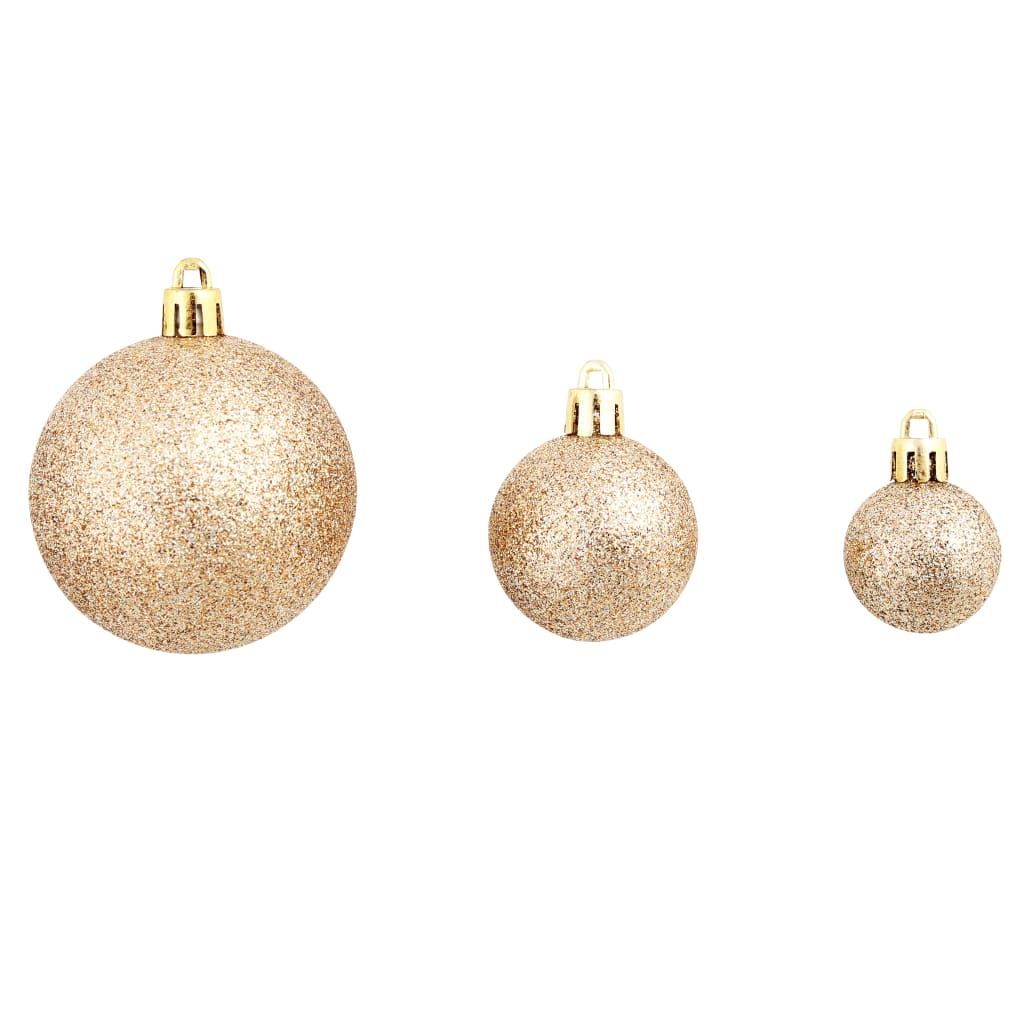 8718475586142_g_en_hd_3 vidaXL 100 Piece Christmas Ball Set 3/4/6 cm Rose/Gold - Image 4