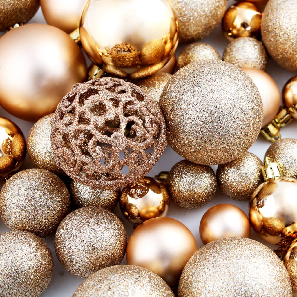 8718475586142_g_en_hd_8 vidaXL 100 Piece Christmas Ball Set 3/4/6 cm Rose/Gold - Image 9