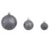 vidaXL 100 Piece Christmas Ball Set 3/4/6 cm White/Grey - Image 4