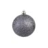 vidaXL 100 Piece Christmas Ball Set 3/4/6 cm White/Grey - Image 5