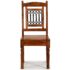 vidaXL Dining Chairs 2 pcs Solid Wood with Honey-coloured Finish Classic - Image 2