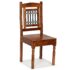 vidaXL Dining Chairs 2 pcs Solid Wood with Honey-coloured Finish Classic - Image 8