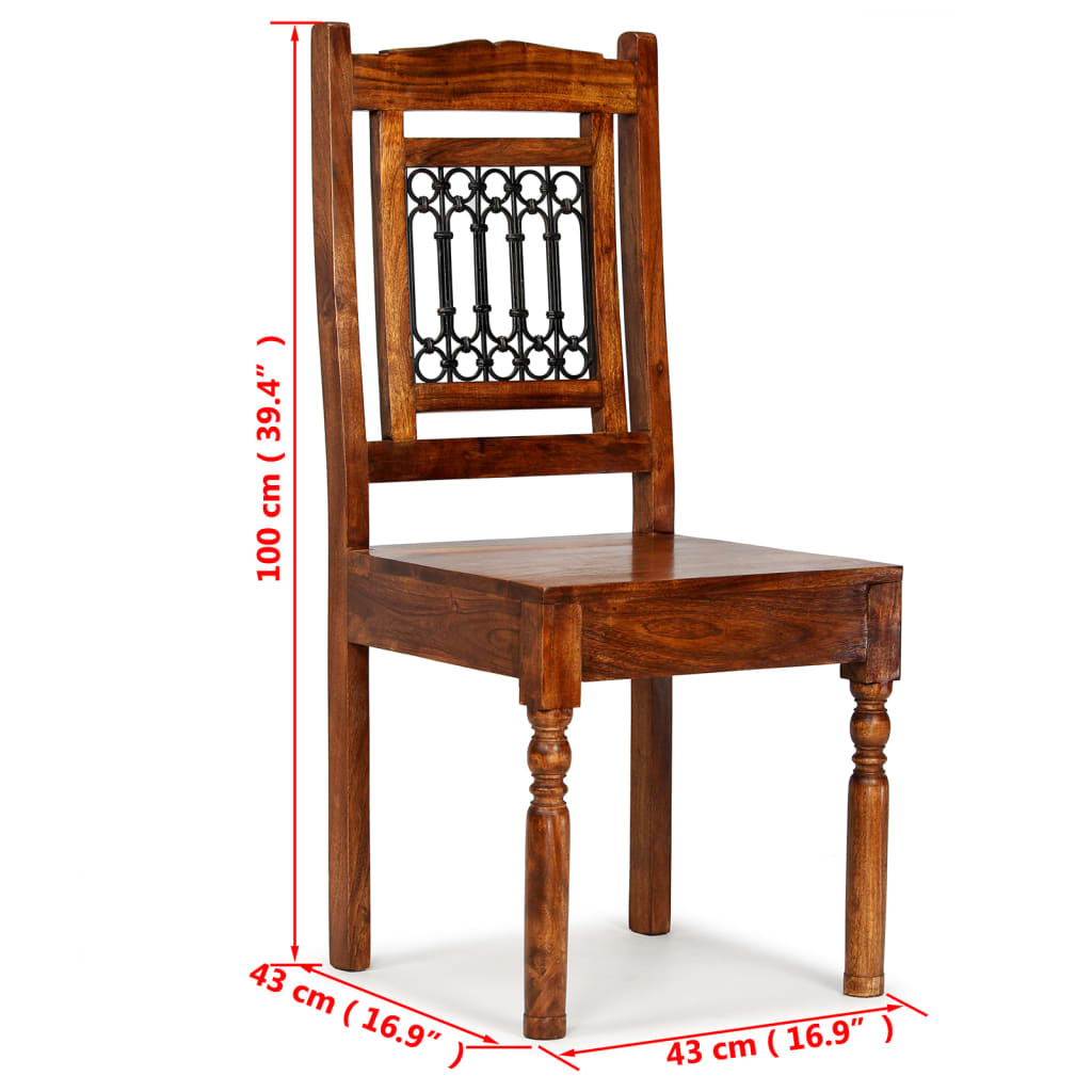 8718475586364_g_en_hd_9 vidaXL Dining Chairs 2 pcs Solid Wood with Honey-coloured Finish Classic - Image 10