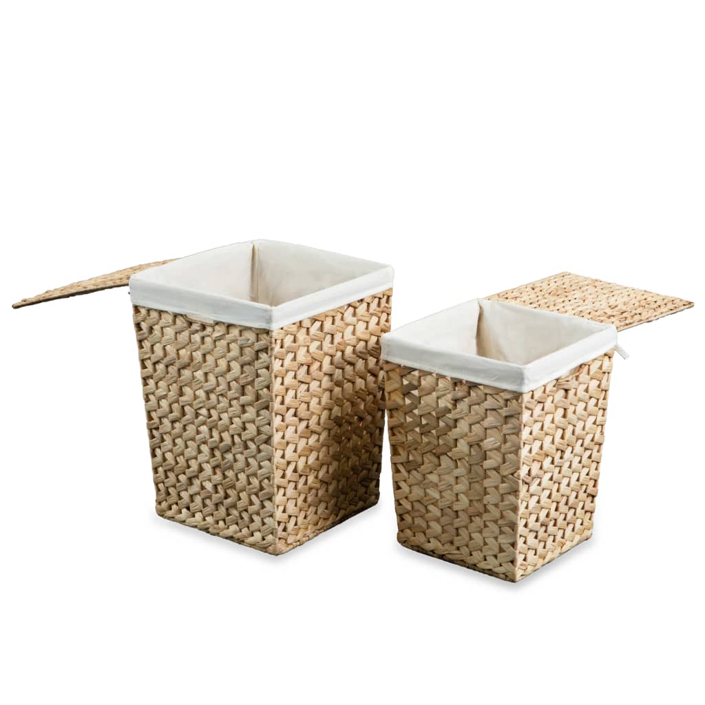 8718475586500_g_en_hd_3 vidaXL Laundry Basket Set 2 Pieces Water Hyacinth - Image 4