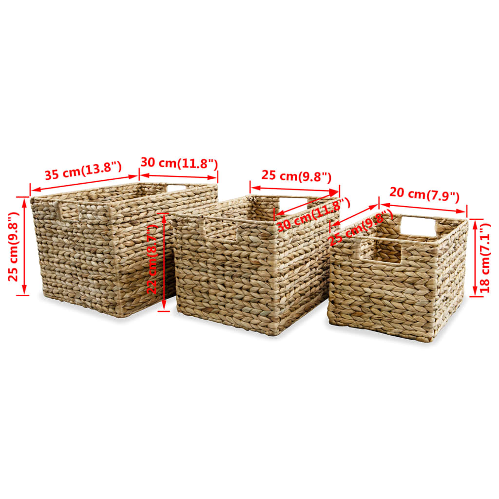 8718475586524_g_en_hd_5 vidaXL Storage Basket Set 3 Pieces Water Hyacinth - Image 6