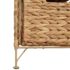 vidaXL Storage Unit with 5 Baskets 25.5x37x100 cm Water Hyacinth - Image 10