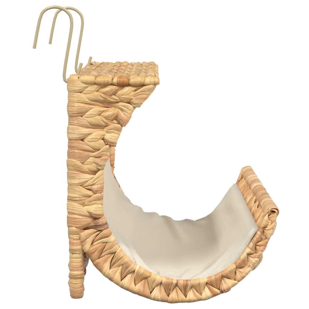 8718475586586_g_en_hd_2 vidaXL Cat Bed with Cushion Water Hyacinth 37x20x20 cm - Image 4