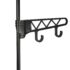 vidaXL Clothes Rack Steel and Non-woven Fabric 55x28.5x175 cm Black - Image 5