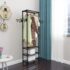 vidaXL Clothes Rack Steel and Non-woven Fabric 55x28.5x175 cm Black - Image 9