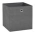 vidaXL Storage Boxes 10 pcs Non-woven Fabric 32x32x32 cm Grey - Image 2