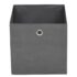 vidaXL Storage Boxes 10 pcs Non-woven Fabric 32x32x32 cm Grey - Image 4