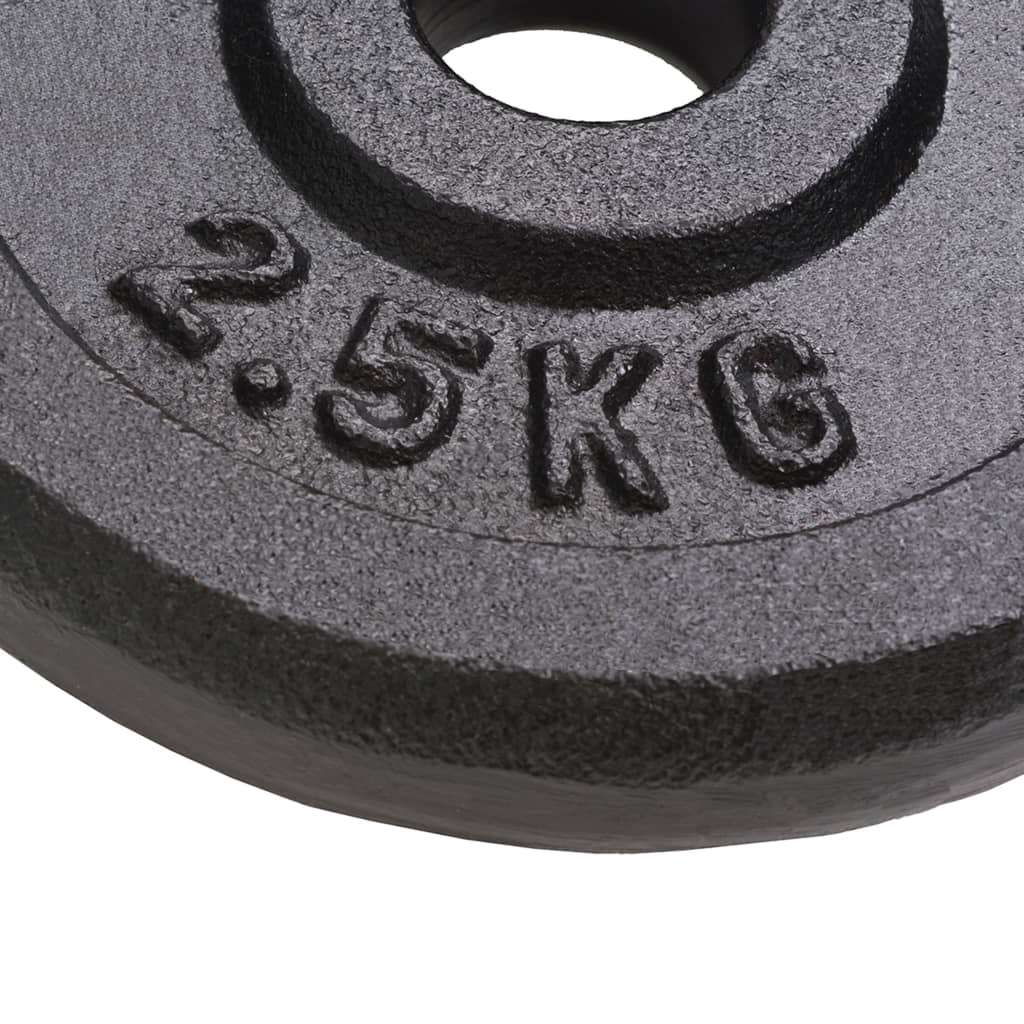 8718475586722_g_en_hd_2 vidaXL Weight Plates 8 pcs 8x2.5 kg Cast Iron - Image 3