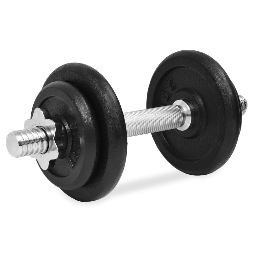 8718475586791_g_en_hd_4 vidaXL 14 Piece Dumbbell Set 20 kg Cast Iron - Image 5