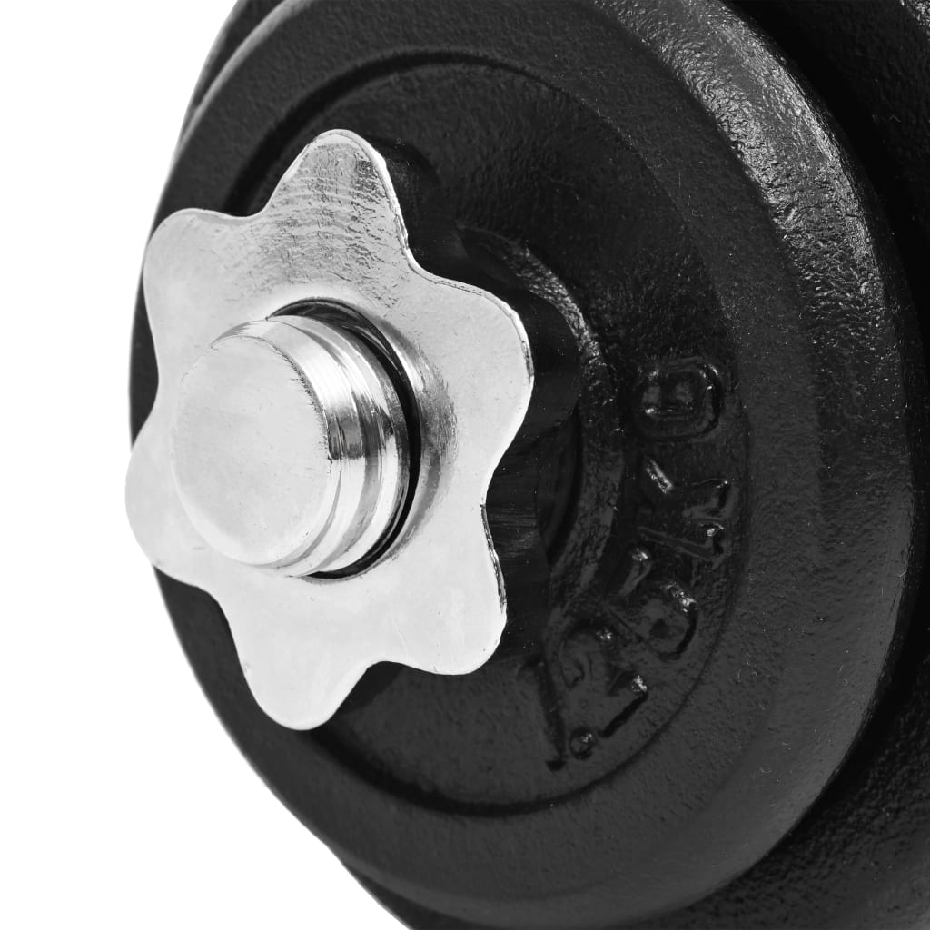 8718475586807_g_en_hd_5 vidaXL 18 Piece Dumbbell Set 30 kg Cast Iron - Image 6