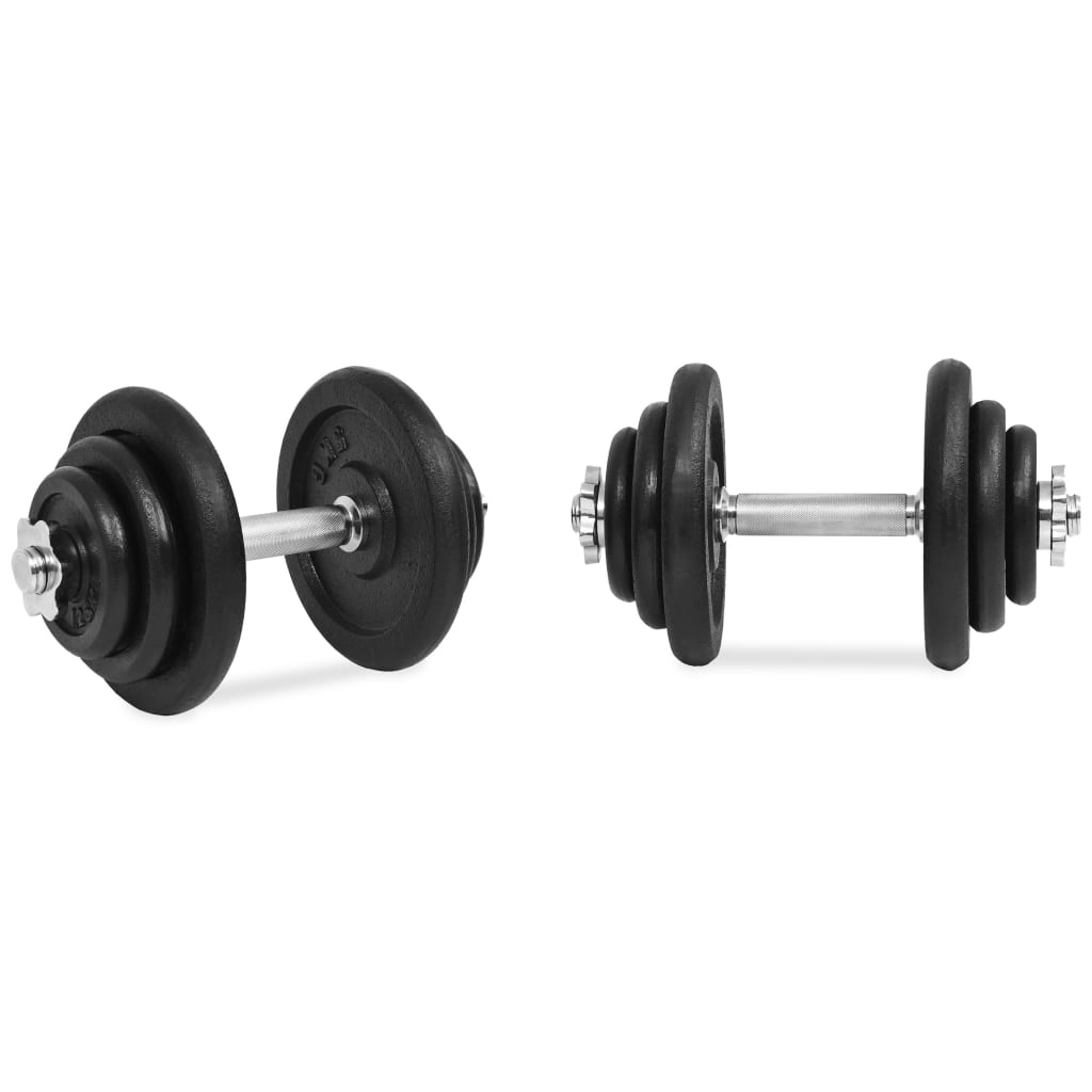 8718475586814_g_en_hd_1 vidaXL 18 Piece Dumbbell Set 40 kg Cast Iron - Image 2