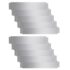 vidaXL Lawn Fence 10 pcs Galvanised Steel 100x20 cm - Image 2
