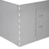 vidaXL Lawn Fence 15 pcs Galvanised Steel 100x20 cm - Image 5