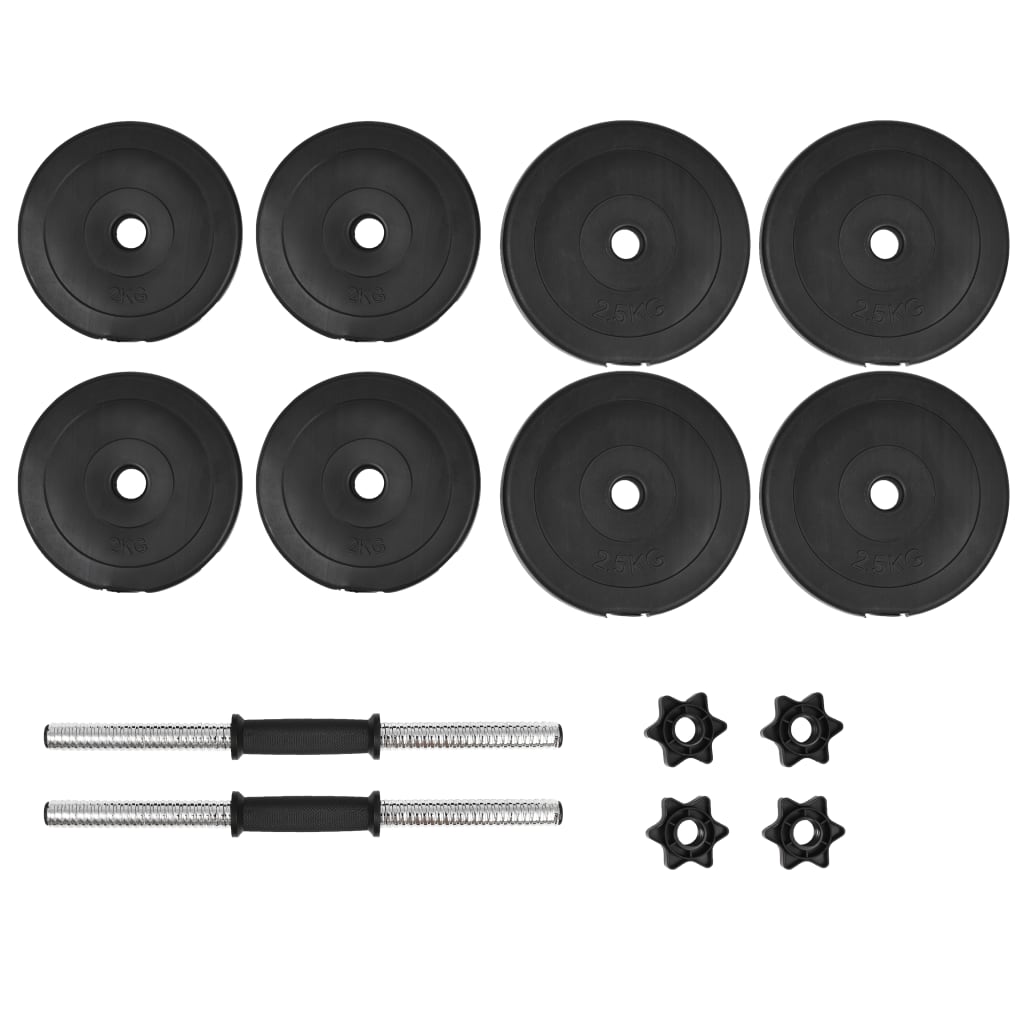 8718475587248_g_en_hd_1 vidaXL 14 Piece Dumbbell Set 20 kg - Image 2