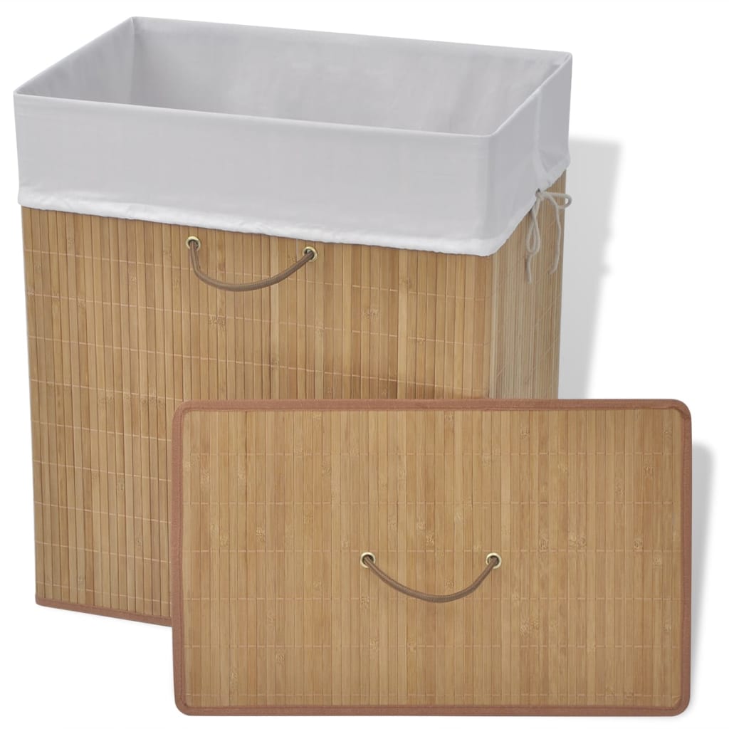 8718475587293_g_en_hd_1 vidaXL Bamboo Laundry Bin Rectangular Natural - Image 2
