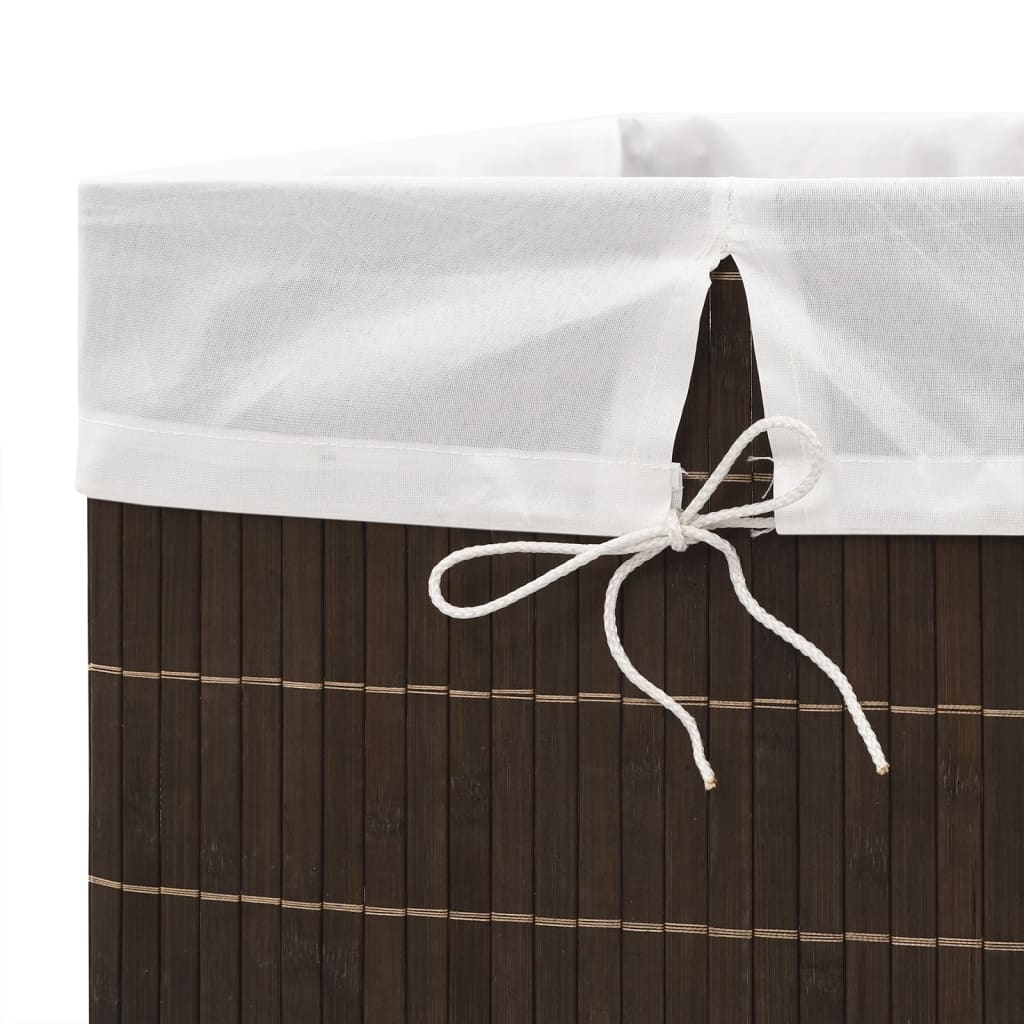 8718475587309_g_en_hd_5 vidaXL Bamboo Laundry Bin Rectangular Dark Brown - Image 6