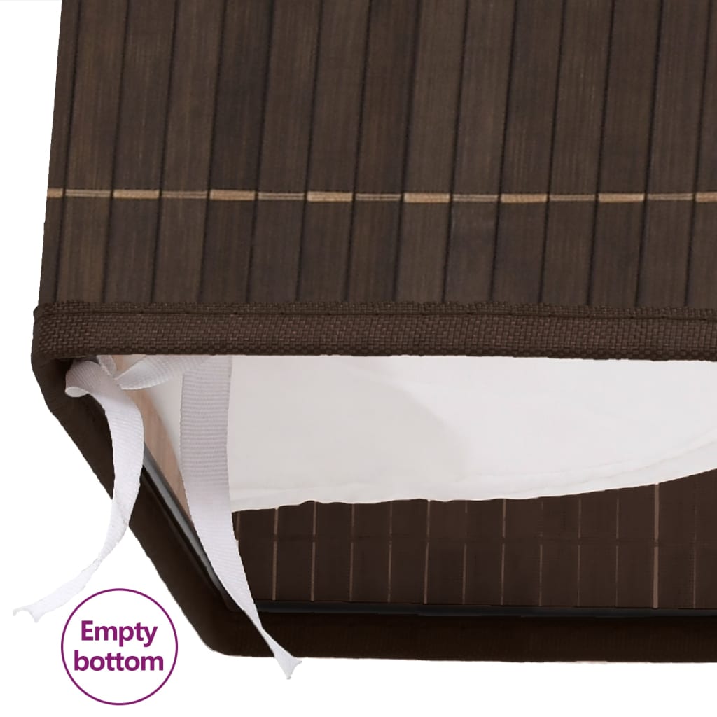 8718475587309_g_en_hd_6 vidaXL Bamboo Laundry Bin Rectangular Dark Brown - Image 7