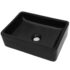 vidaXL Basin Ceramic Rectangular Black 41x30x12 cm - Image 2