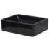vidaXL Basin Ceramic Rectangular Black 41x30x12 cm - Image 4