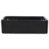 vidaXL Basin Ceramic Rectangular Black 41x30x12 cm - Image 5