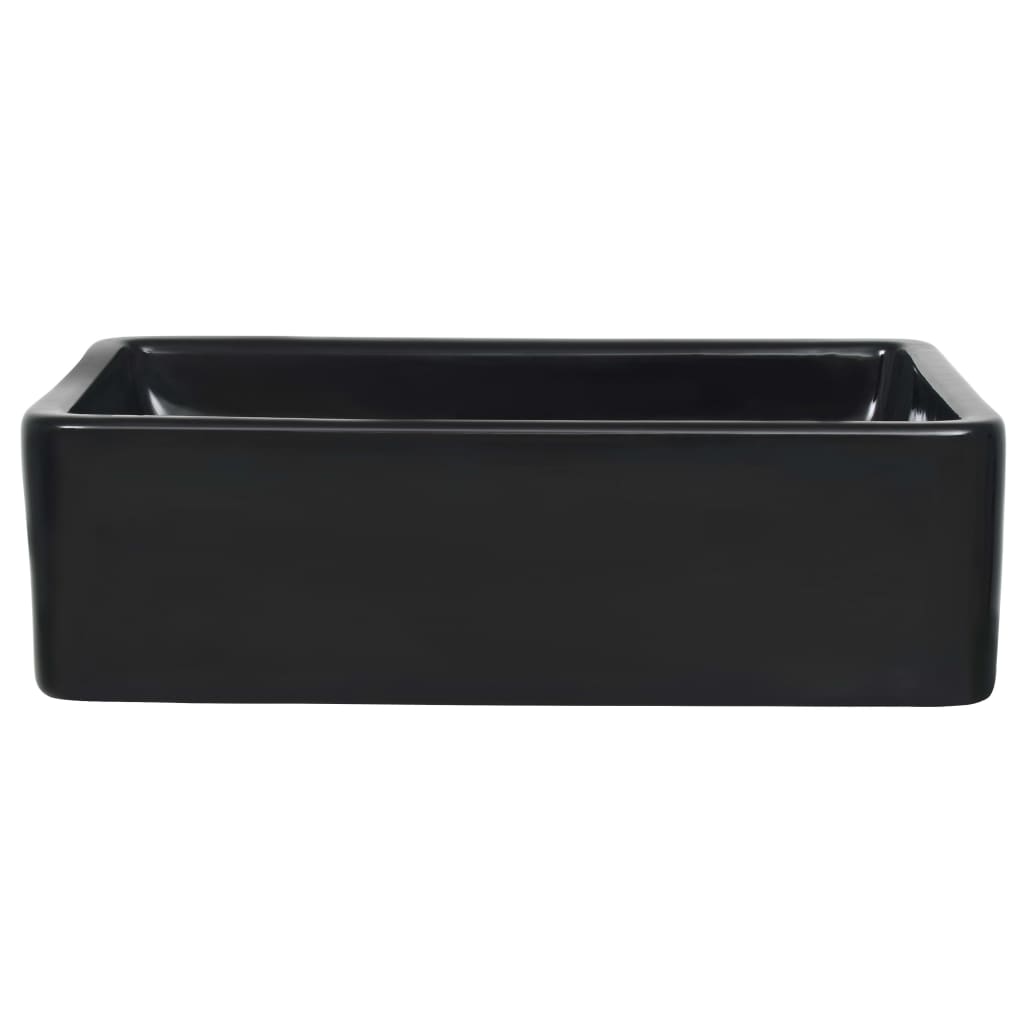 8718475589006_g_en_hd_3 vidaXL Basin Ceramic Rectangular Black 41x30x12 cm - Image 5