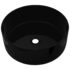 vidaXL Basin Ceramic Round Black 40x15 cm - Image 2