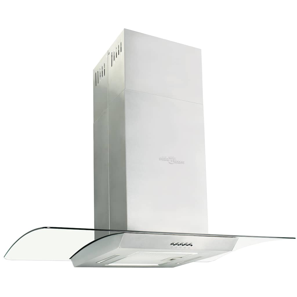 8718475589198_a_en_hd_1 vidaXL Island Range Hood 90 cm Stainless Steel 756 m³/h LED - Image 2