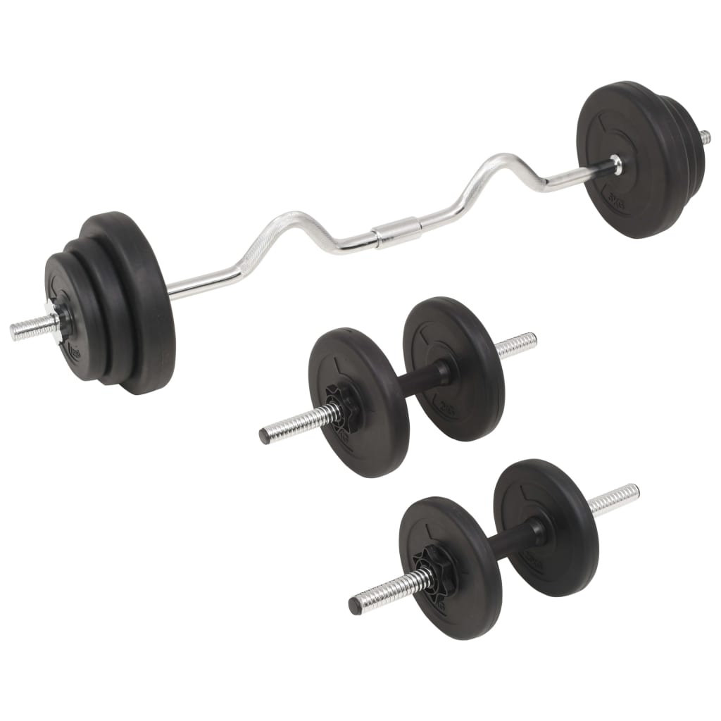 8718475589556_g_en_hd_1 vidaXL Barbell and Dumbbell Set 30 kg - Image 2