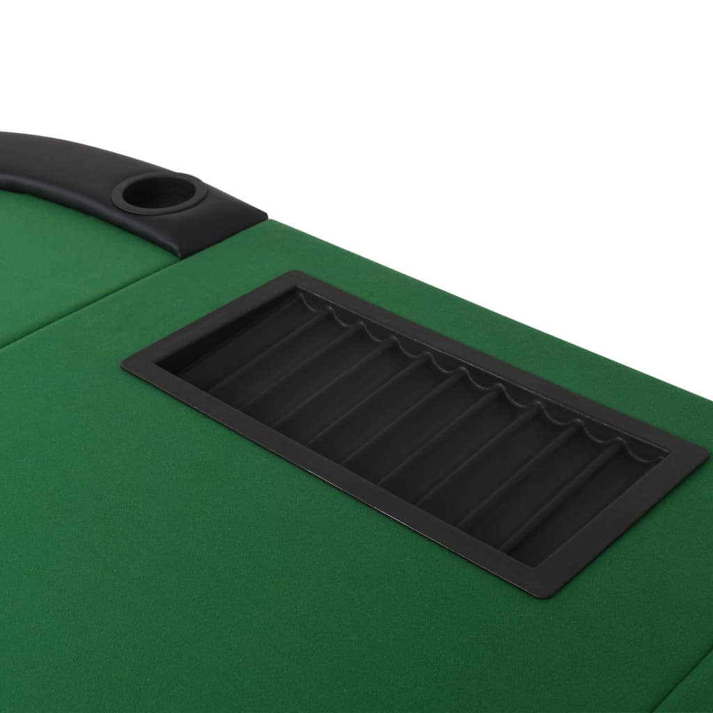 8718475589655_g_en_hd_4 vidaXL 9-Player Folding Poker Table 3 Fold Oval Green - Image 6