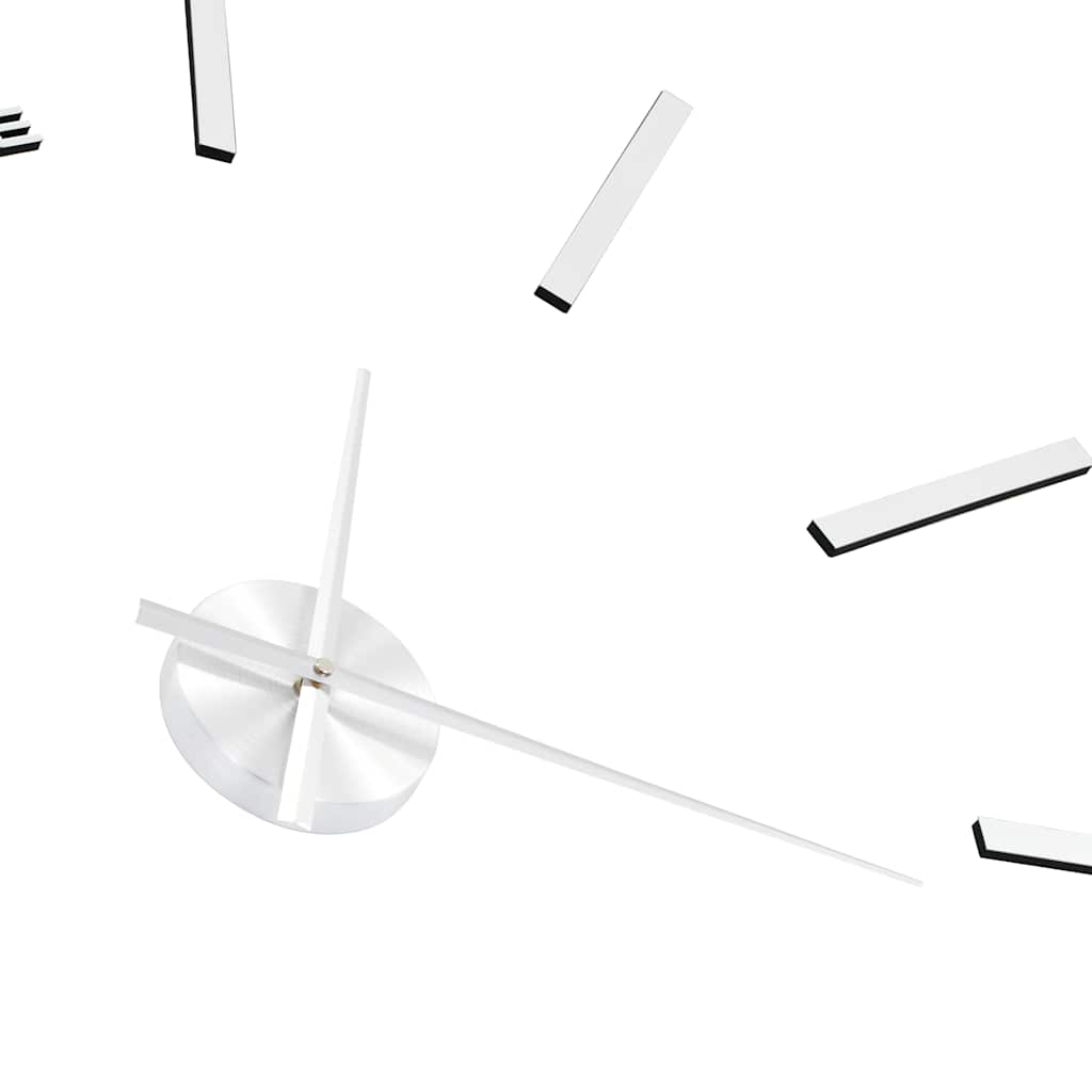 8718475589884_g_en_hd_3 vidaXL 3D Wall Clock Modern Design 100 cm XXL Silver - Image 5