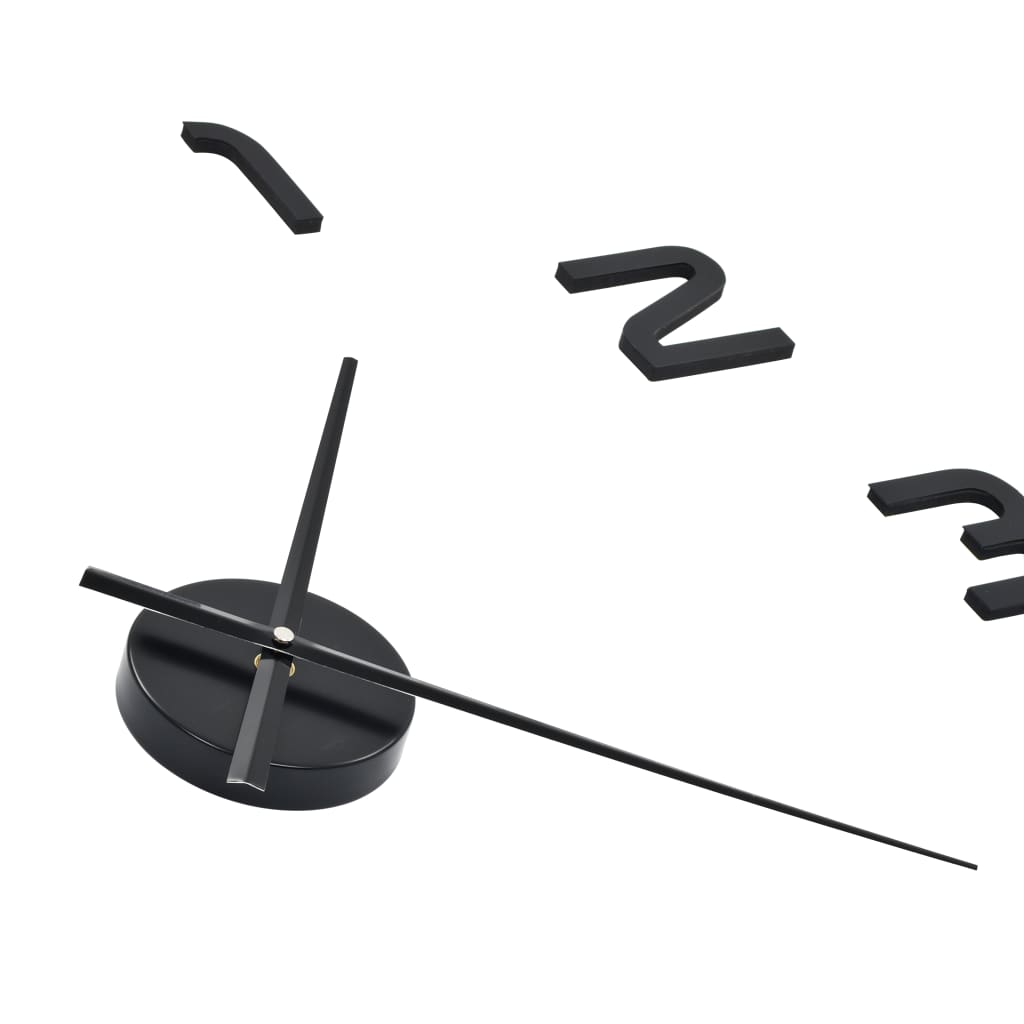 8718475589907_g_en_hd_3 vidaXL 3D Wall Clock Modern Design 100 cm XXL Black - Image 5