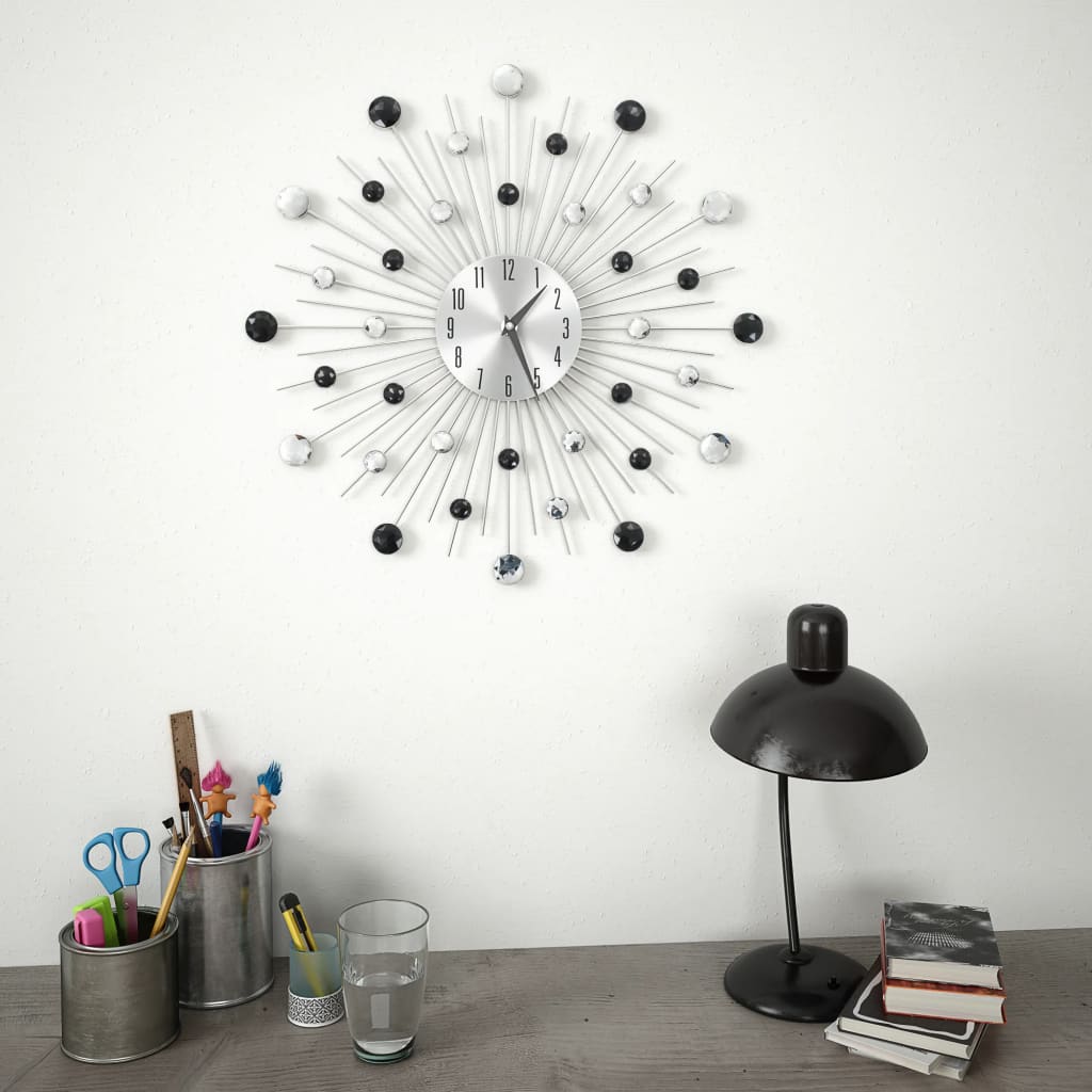 8718475589921_g_en_hd_1 vidaXL Wall Clock with Quartz Movement Modern Design 50 cm - Image 2